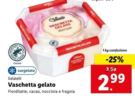 Gelatelli Vaschetta Gelato Kg Confezione Offerta Di Lidl