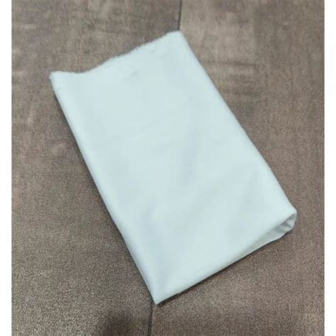 Plain Solids 120 GSM White Polyester Fabric At Rs 350 Piece In