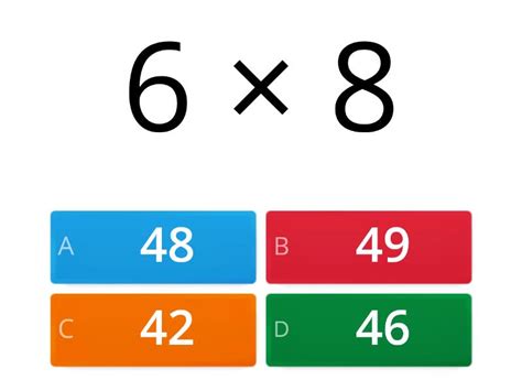 Times Tables - Quiz