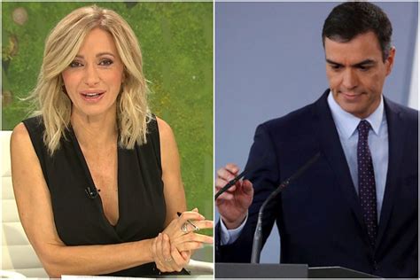 Susanna Griso reprocha a Pedro Sánchez su decisión de cancelar la