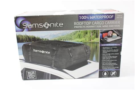 Samsonite Waterproof Rooftop Cargo Carrier Property Room