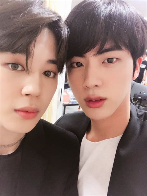 Image Jin And Jimin Twitter May 12 2018 Bts Wiki Fandom