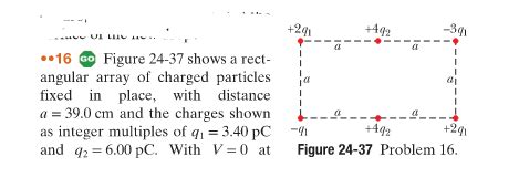 Solved Figure Shows A Rectangular Array Of Chegg