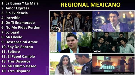 Regional Mexicano Las Mejores Canciones YouTube