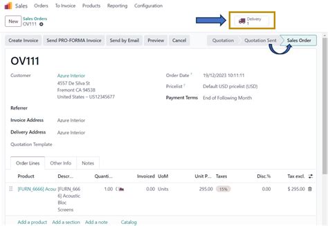 How To Send Pro Forma Invoice In Odoo Infintor Solutions