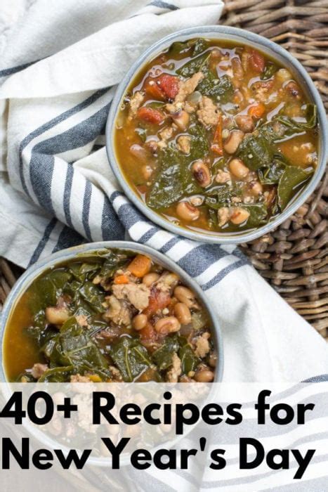 40+ Recipes for New Year's Day Food - Maebells