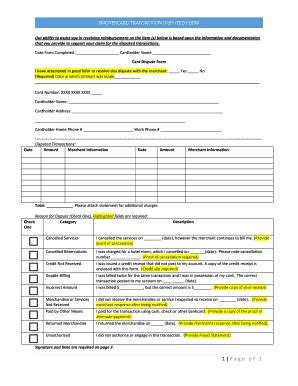 Fillable Online Towerfcu Mastercard Transaction Disputed Form