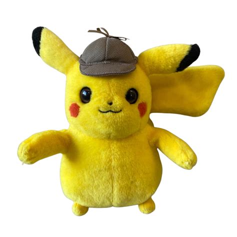 Pok Mon Detective Pikachu Cm Plush Toy S