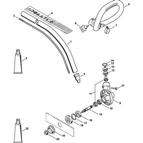 Drive Tube Loop Handle Gear Head Assembly For Stihl Fc Lawn Edger