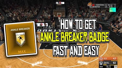 Nba K How To Get Ankle Breaker Badge Tutorial Easiest Simplest