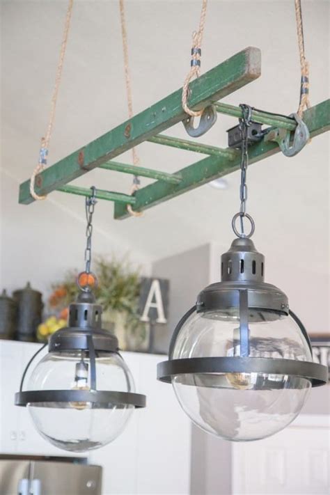 16 Best Ladder Light Fixtures Chandeliers DIY Ideas ID Lights