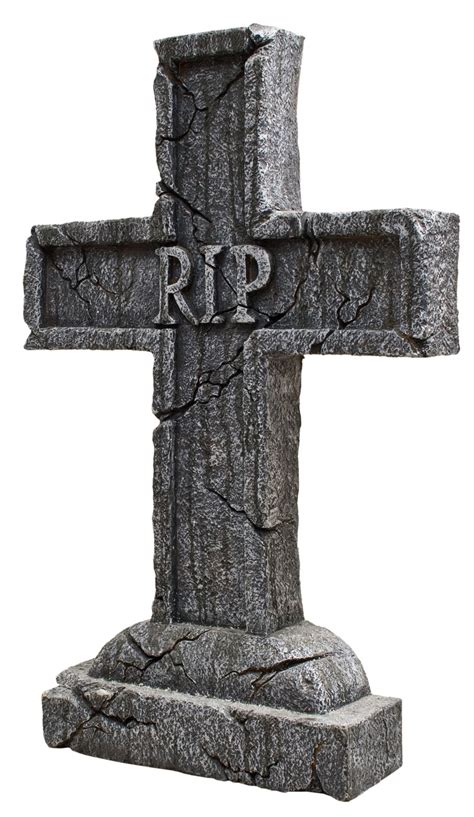 Rest In Peace Cross Rip Tombstone Grave Cemetery Halloween Graveyard Decoration Ebay