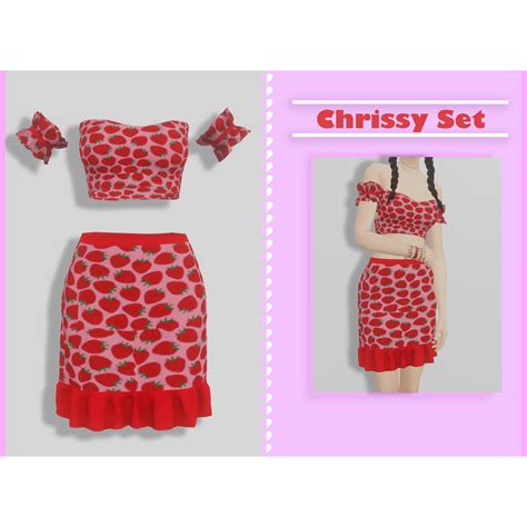 Chrissy Set ♡ Create A Sim The Sims 4 Curseforge