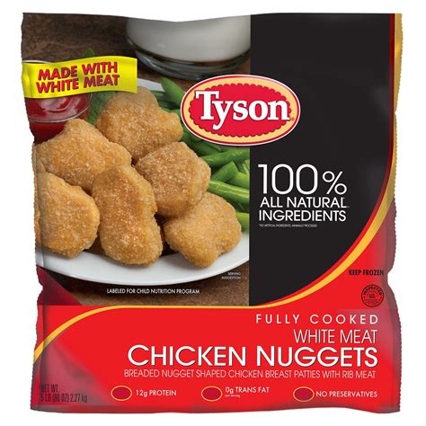 Tyson Chicken Nuggets Cn Label Kennithmallegni