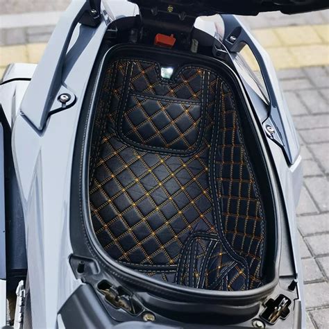 Kymco Ak Motorcycle Pu Leather Rear Trunk Cargo Liner Protector