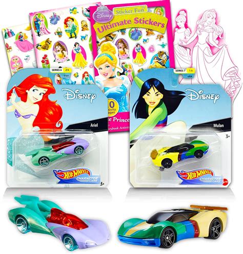 Disney Princess Hot Wheels Bundle With Ariel Mulan Australia Ubuy
