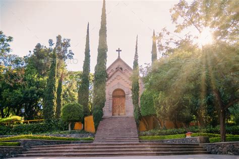 Church On Cerro De Las Campanas In Queretaro Mexico Stock Photo By