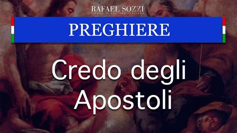 Credo Dos Ap Stolos Em Italiano Credo Degli Apostoli Ora Es Em