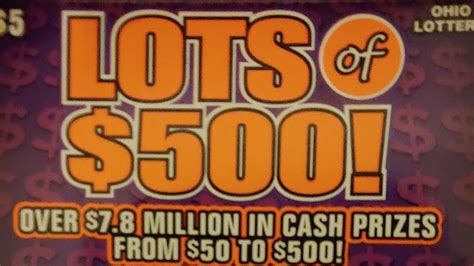 💵 Lots Of 500 💵 Ohio State Lottery Profit Made Finally Youtube