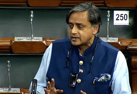 Congress Mp Shashi Tharoor Speaks In Lok Sabha