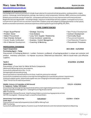 Mary Anne Britton Resume PDF