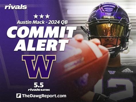 Washington lands early pledge from 2024 QB Austin Mack - TheDawgReport