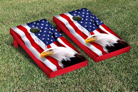 Our American Eagle Cornhole Game Set Cornhole Game