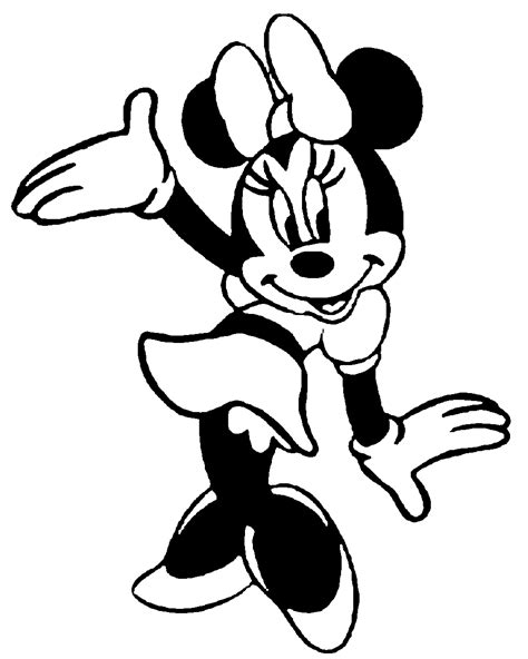 Free Minnie Mouse Outline Download Free Minnie Mouse Outline Png