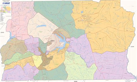 Mapa Pol Tico Do Distrito Federal Brasil Doc Sports