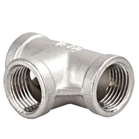 1 PC New 1 2 Tee 3 Way Female Stainless Steel 304 Threaded Pipe