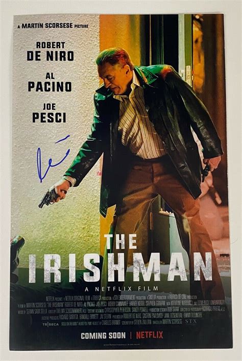 Al Pacino Signed Autographed 11X17 THE IRISHMAN Movie Poster Photo COA | Autographia