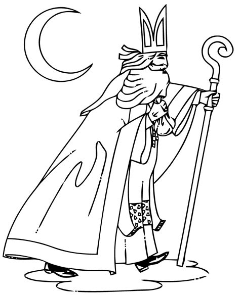 Saint Nicholas Day 59203 Holidays And Special Occasions Free Printable Coloring Pages