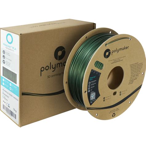 Polymaker PolyLite PLA Sparkle Dark Green 1 000 Grammi 3DJake Italia