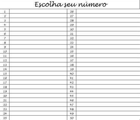 Formato De Rifa Numeros Word Cartela Ch Rifa Ursinho Baloeiro No