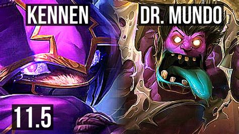 Kennen Vs Dr Mundo Top Solo Kills Legendary M Mastery