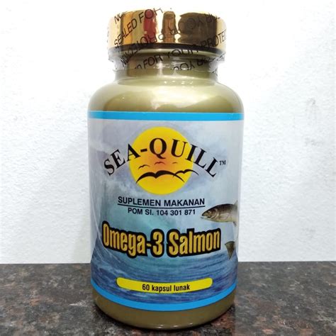 Jual Sea Quill Omega Salmon Softgel Shopee Indonesia