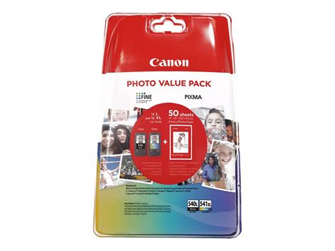 Canon PG 540L CL 541XL Pack De 2 Noir Cyan Magenta Jaune