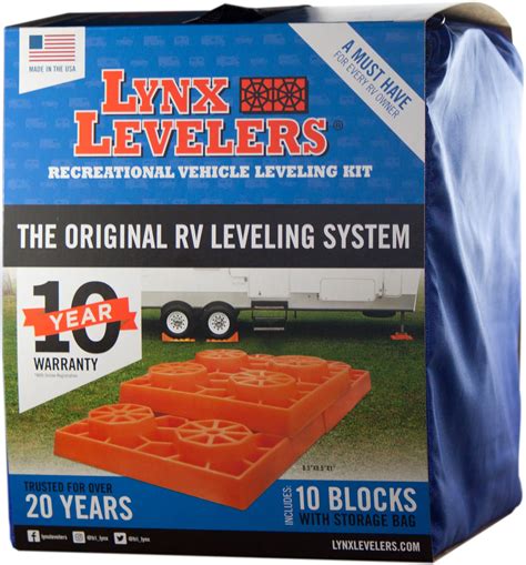 Tri Lynx Lynx Leveler For Rv Leveling Block With Nylon Storage