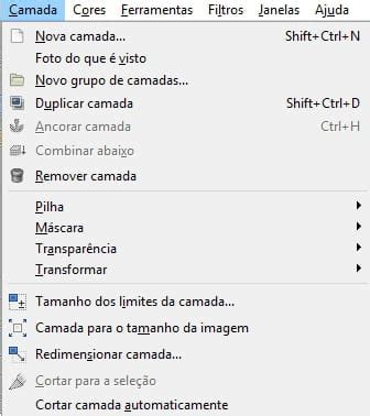 Como Criar Camadas No Gimp Ccm