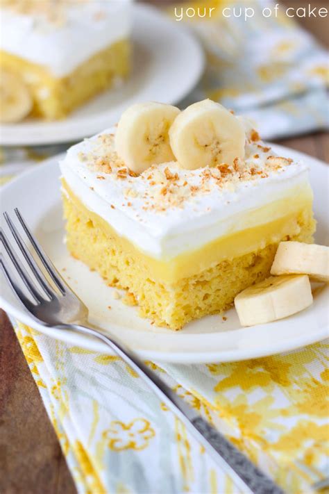 Easy Banana Pudding Cake - Your Cup of Cake