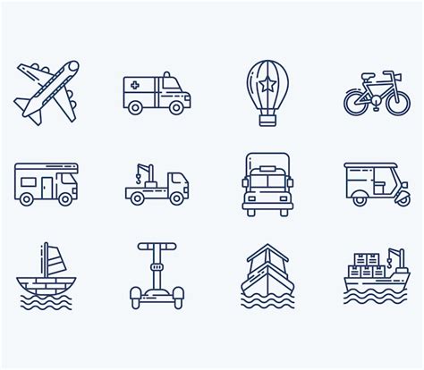 Premium Vector Transportation And Vehicle Vector Icon Illustration