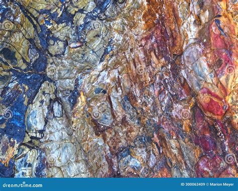 Slaty Cleavage Rock A Peculiar Type Of Sedimentary Rock In Mountain Of