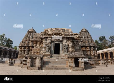 India Karnataka Somanathapura Chennakesava Temple Stock Photo Alamy