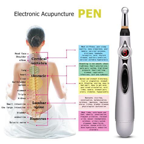 Electronic Acupuncture Pen Electric Meridians Laser Therapy Heal