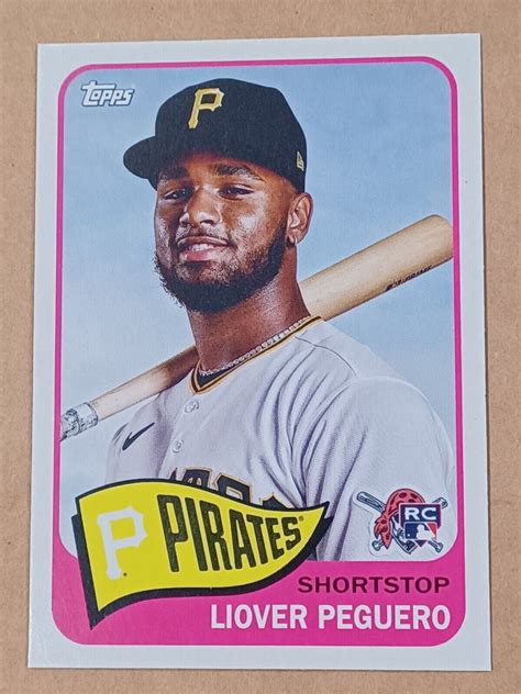 2023 Topps Archives Base Card 129 Liover Peguero Pittsburgh Pirates