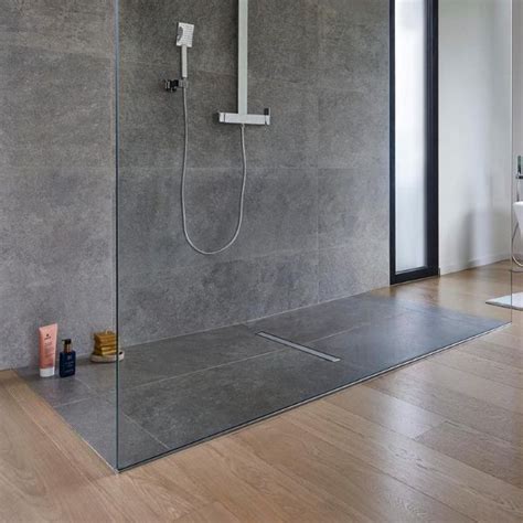 Caniveau Douche Mm Wirquin Venisio Slim Inox Materiauxnet