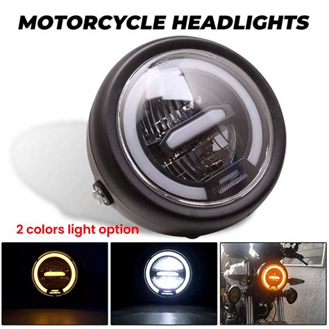 Cafe Racer Headlight Led Reviewmotors Co