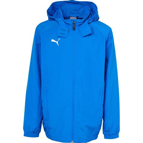 Buy Puma Junior Liga Training Rain Jacket Core With Hood Electric