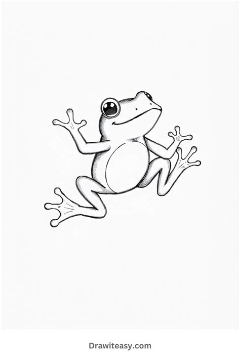 21 Cute Frog Drawing Ideas Draw It Easy