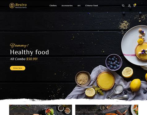 Restro Restaurant Responsive PrestaShop Theme